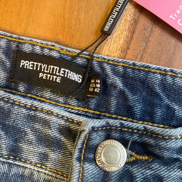 PLT Jeans Split Cuff Size 14, Short - Picture 9 of 10